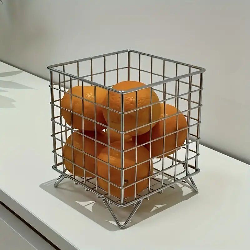 Eenvoudige Opbergkast met Grid Shelf Design voor Thuis