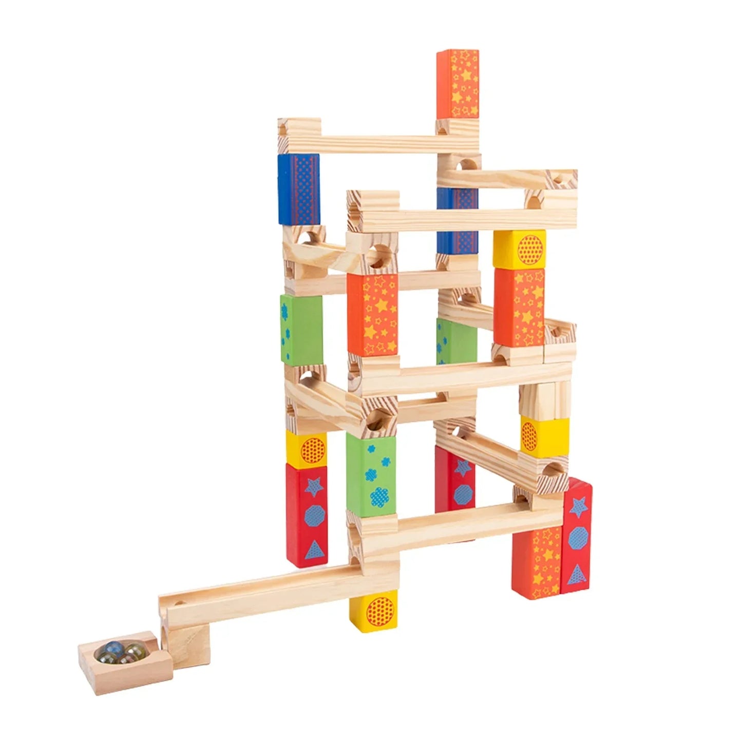 Knikkerspoor Set voor Kinderen Creatief Bouwen en Spelen