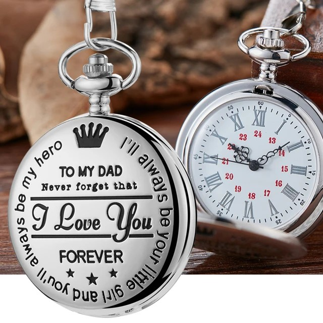 Zakhorloge Vaderdag Cadeau Klassiek Leer