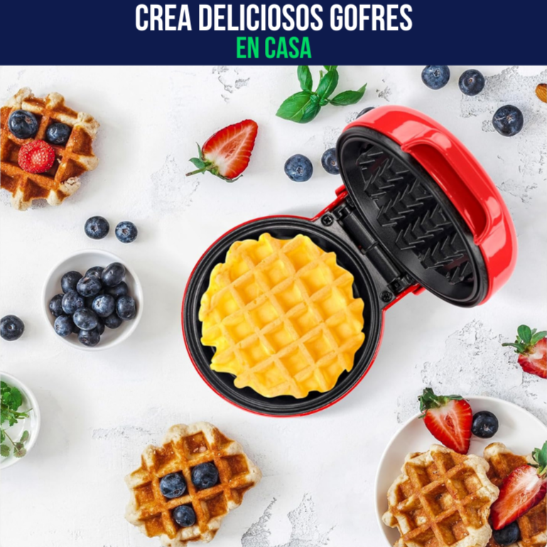 Mini Wafelmaker | Elektrische Wafelijzer voor Thuisgebruik