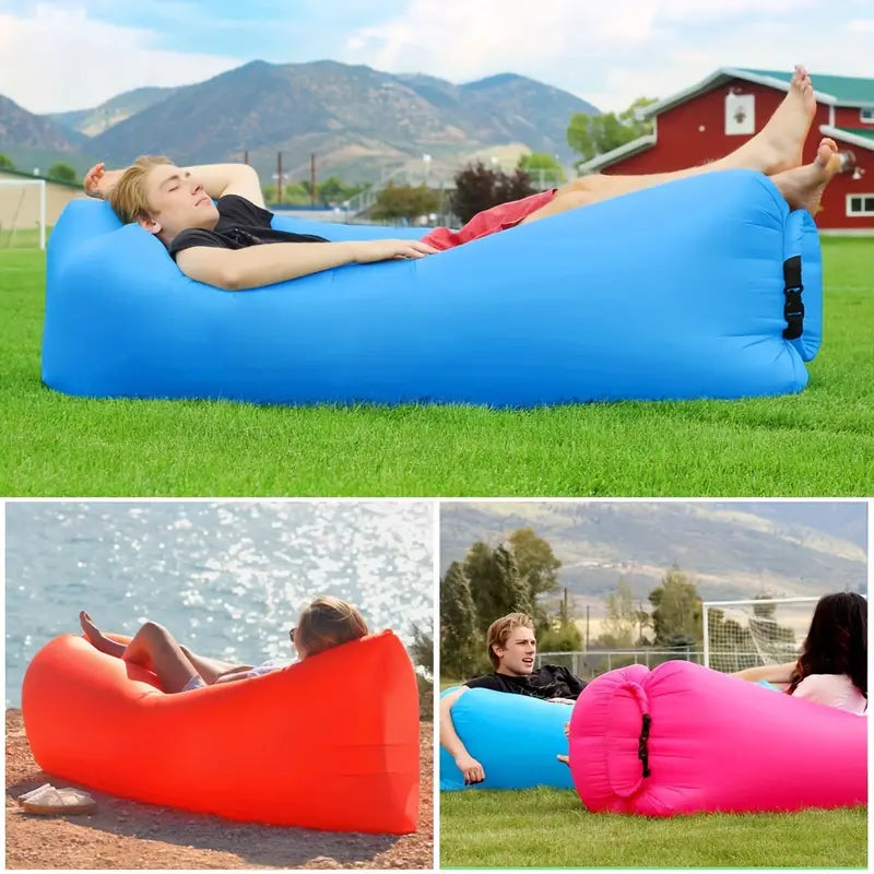 Luchtbed Outdoor Lounger Comfortabel en Handig voor Tuin en Strand