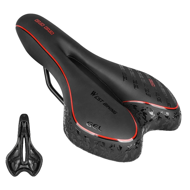Fietszadel Comfortabele Gel Zitting voor Weg- en MTB Fietsen