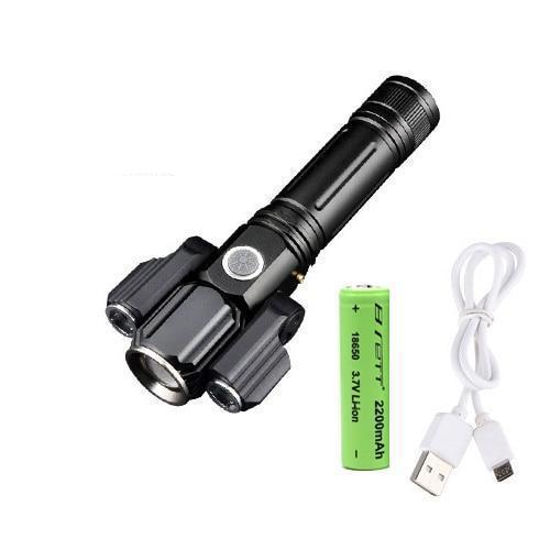 Magnetische Zaklamp LED met 3 Koppen voor Handsfree Gebruik