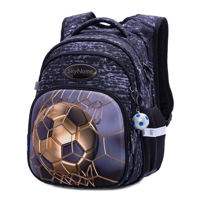 Kinderen Rugzak Voetbal 3D Reflecterend Waterdicht