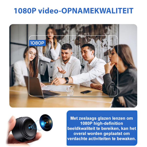 Draadloze Beveiligingscamera Full HD met Nachtzicht en Lange Batterijduur