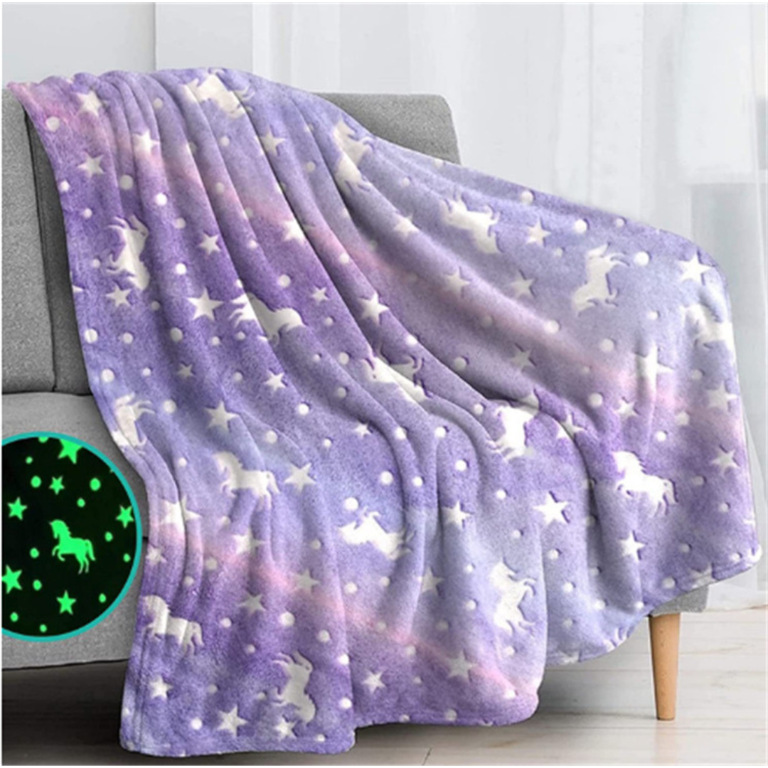 Zachte Fleece Deken met Sterren voor een Gezellige Slaapkamer