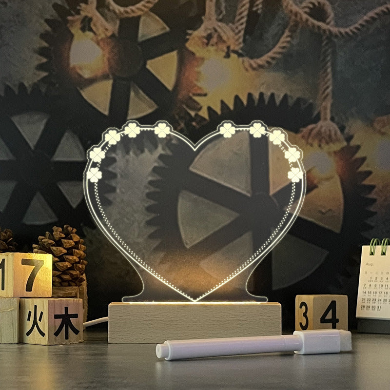 Nachtlampje Met Klei Bord Creatief Design