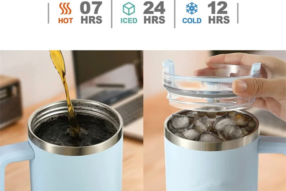 Thermosfles RVS 1,2L Lekvrij Isolatie Warm en Koud Houden