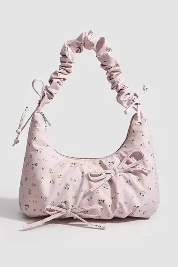 Dames Handtas Bloemenprint Polyester Eén Maat