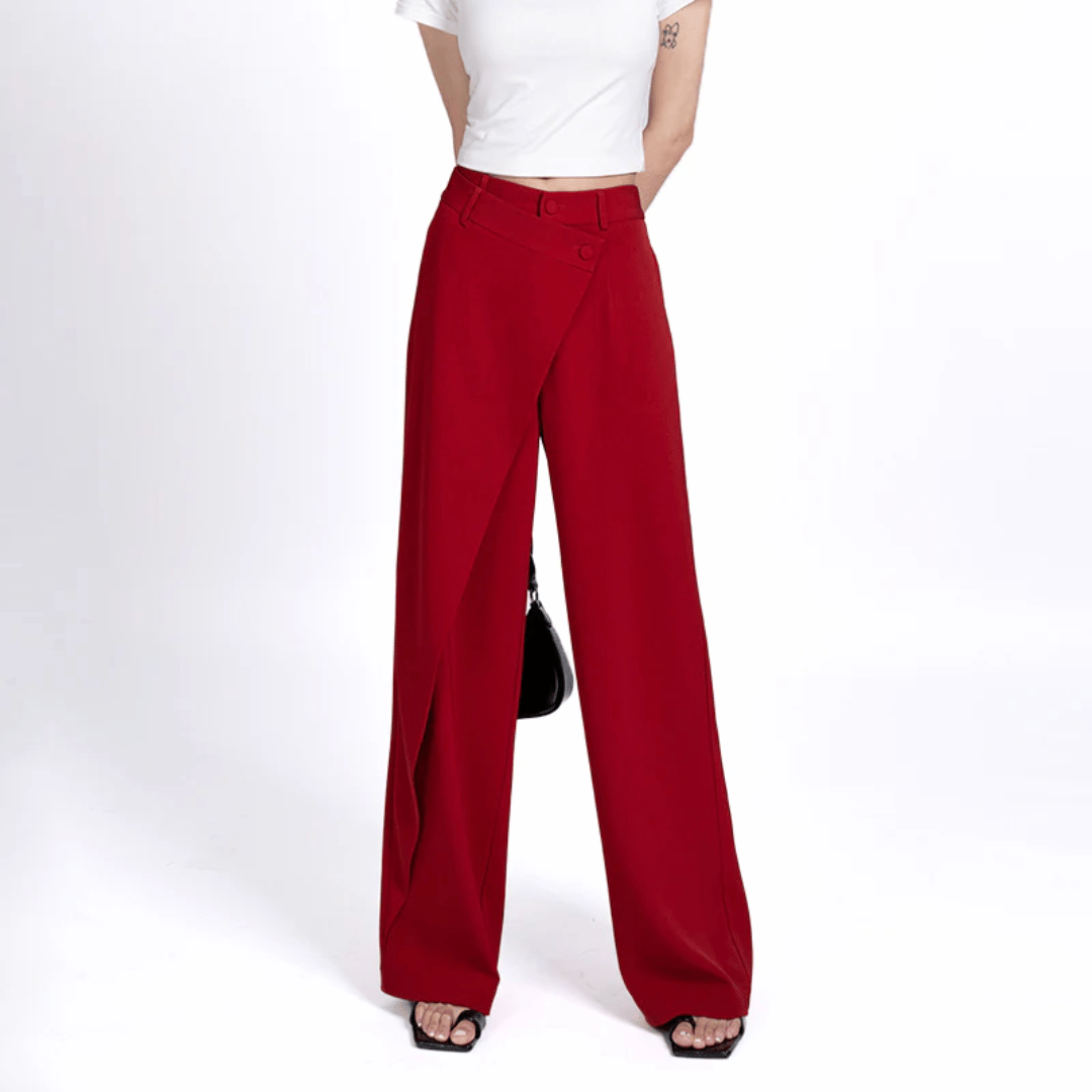 Wijde Broek Asymmetrisch Luxe Model voor Vrouw