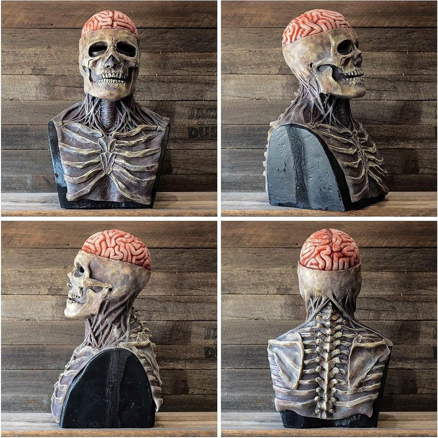 Skeletmasker met Hersenen voor Halloween