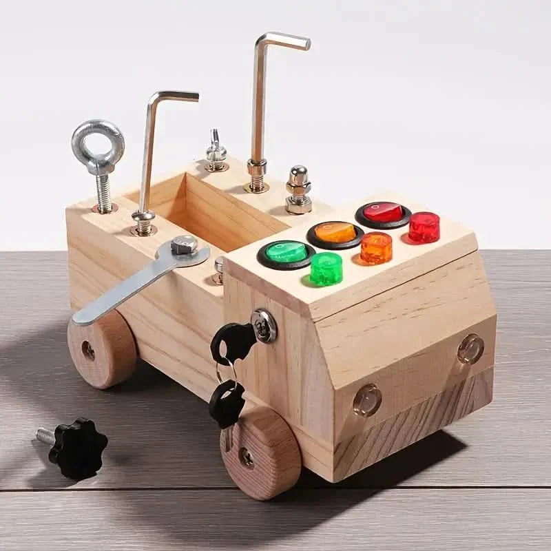 Interactief Leerspeelgoed Montessori Busy Board voor Kinderen