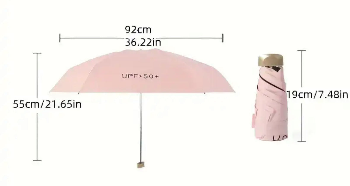 Mini Paraplu Windbestendig UV-Bestendig voor Onderweg