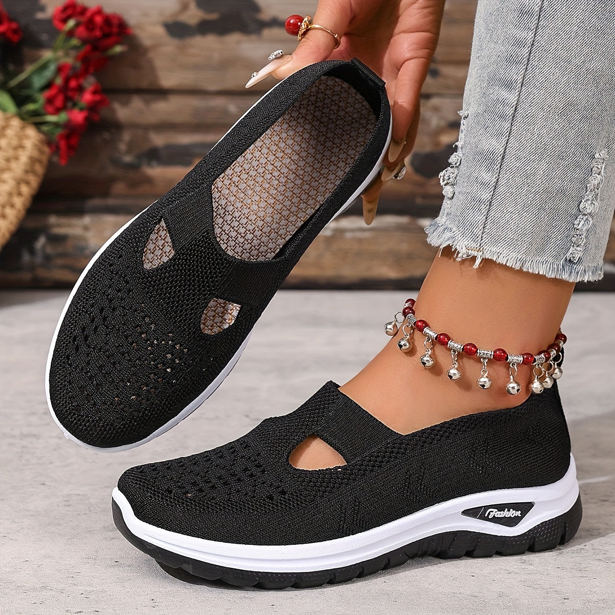 Dames Sneaker Orthopedisch Comfortabel met Flexibele Zool