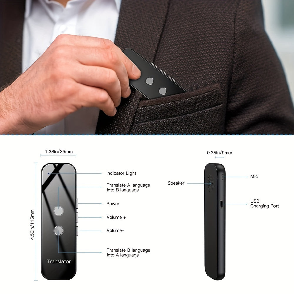 Reisvertaler met WiFi en Oplaadbare Batterij