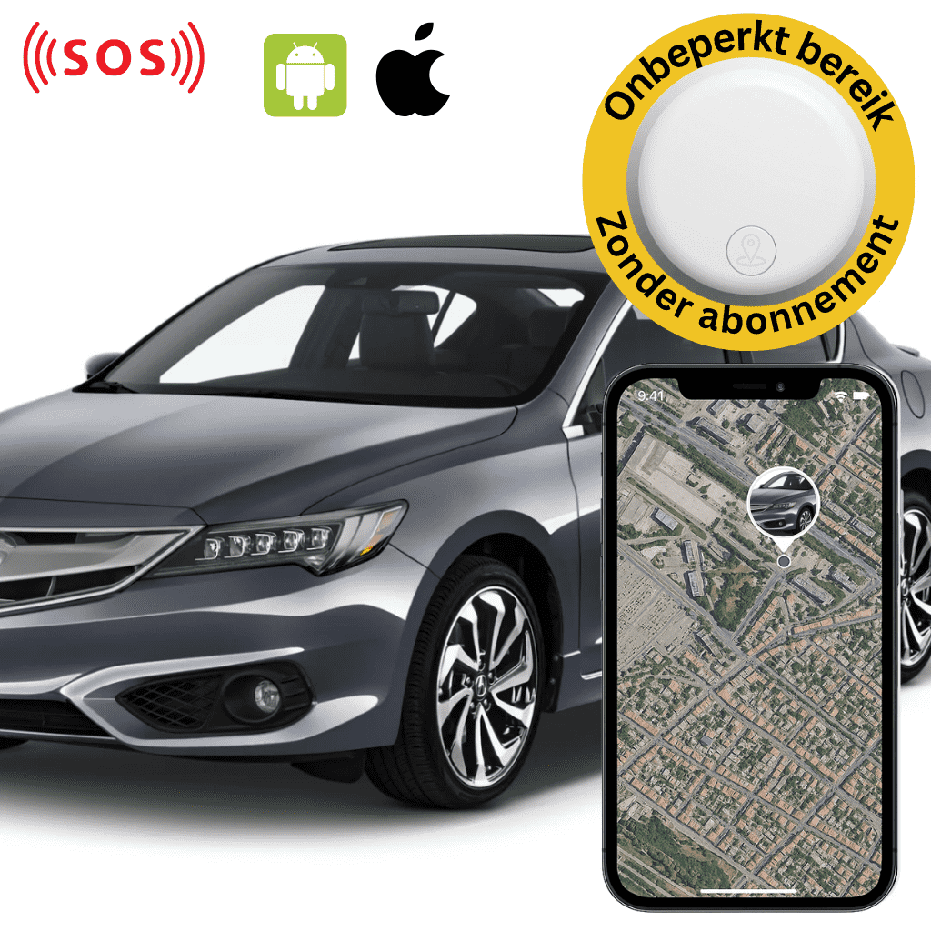 AutoGuard™ – GPS Tracker Auto Zonder Abonnement met Realtime Locatie