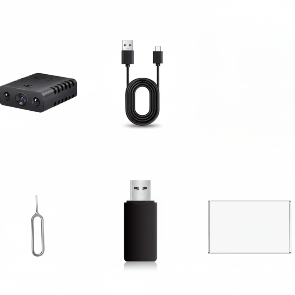 Draadloze Beveiligingscamera Mini Full HD met Bewegingsdetectie