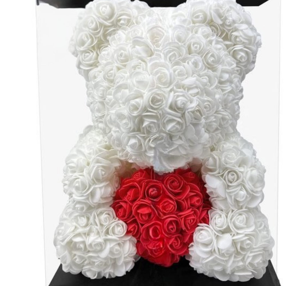 Valentijnsdag Decoratie Cadeau Beer Romantisch Rozen