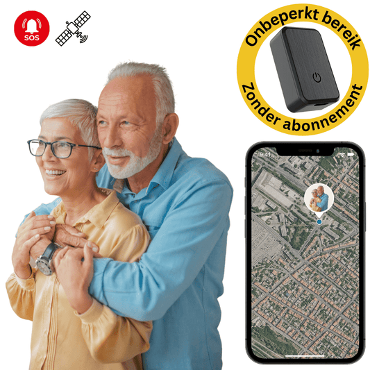 CareTrack™ – GPS Tracker Personen Zonder Abonnement met Real‑Time Positie & Zonealarm