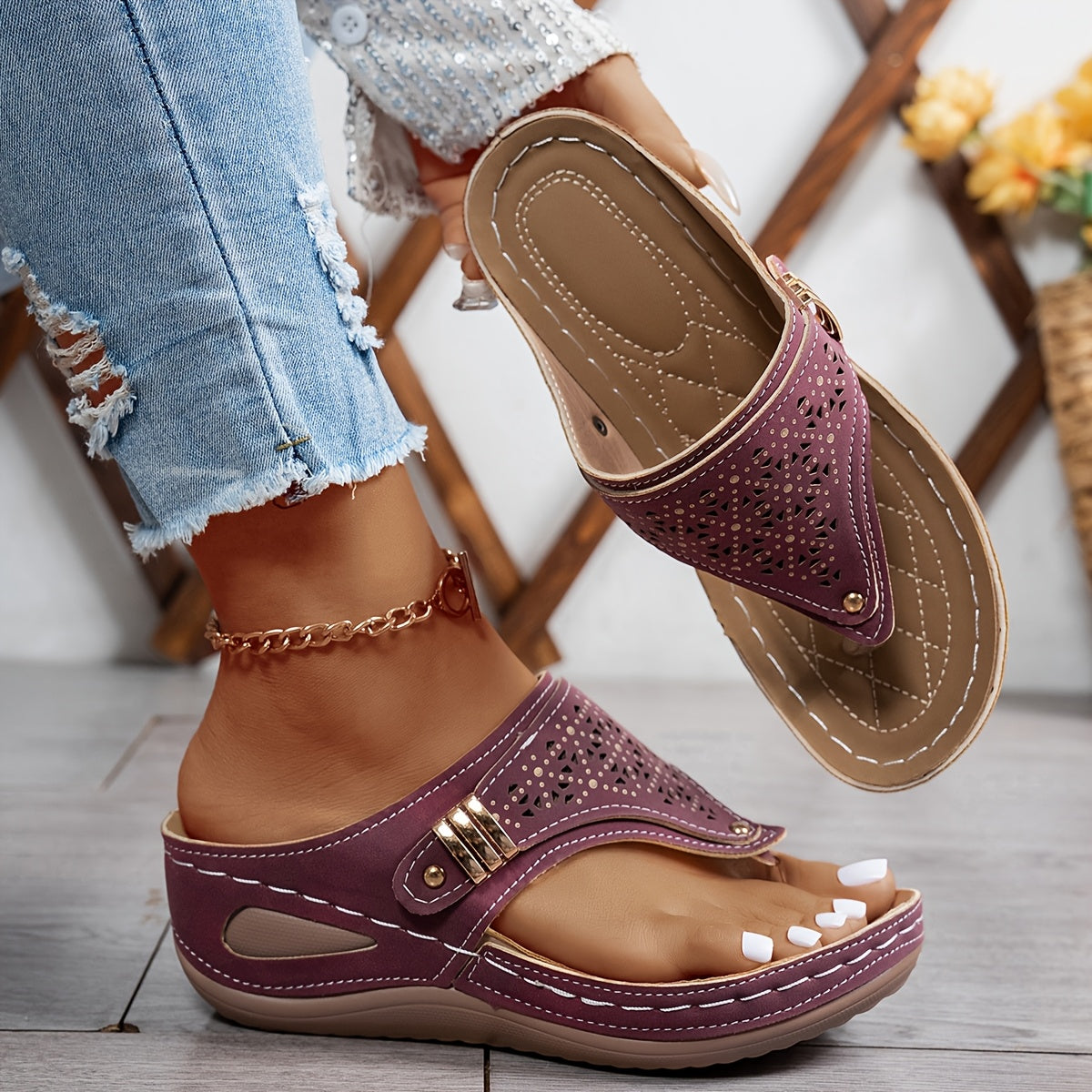 Variant image for ComfortAura™ – Dames Sandalen met Ergonomisch Comfort en Ademend Materiaal-49