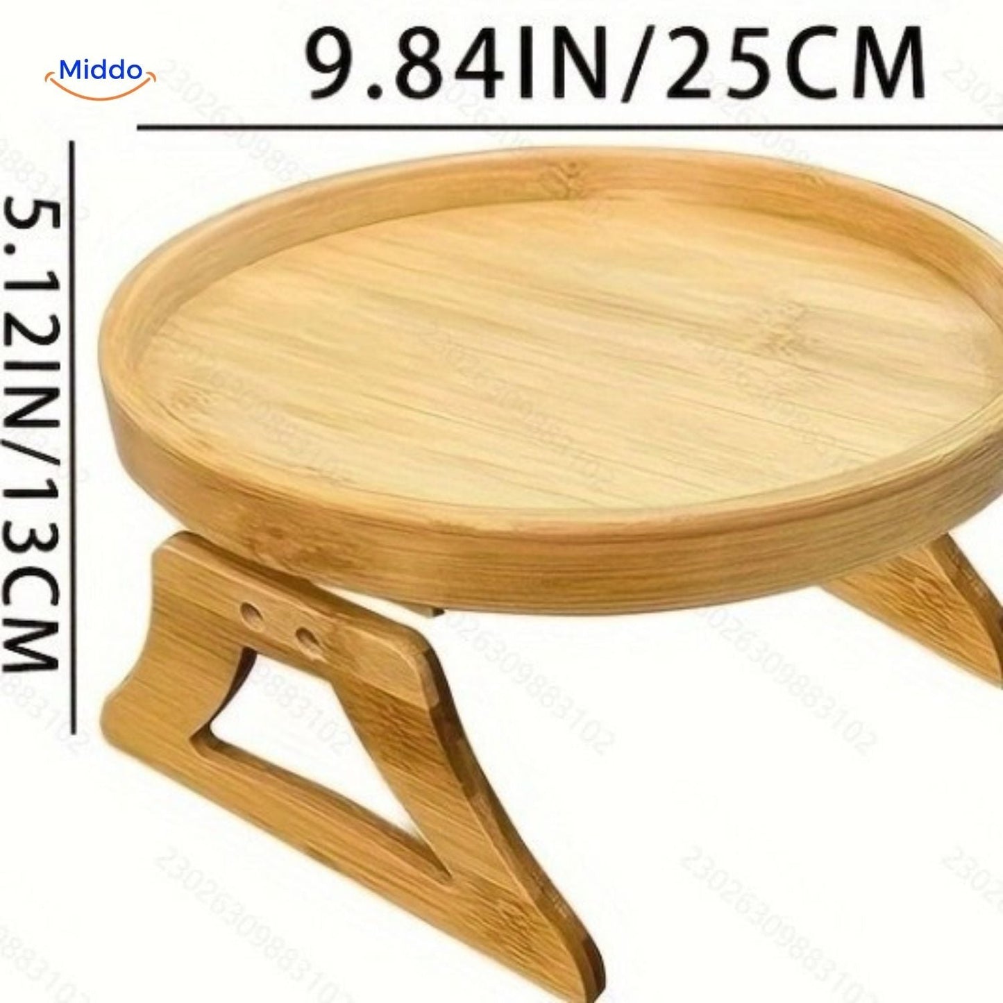 Klapptafel met Armsteun voor Eten en Drinken