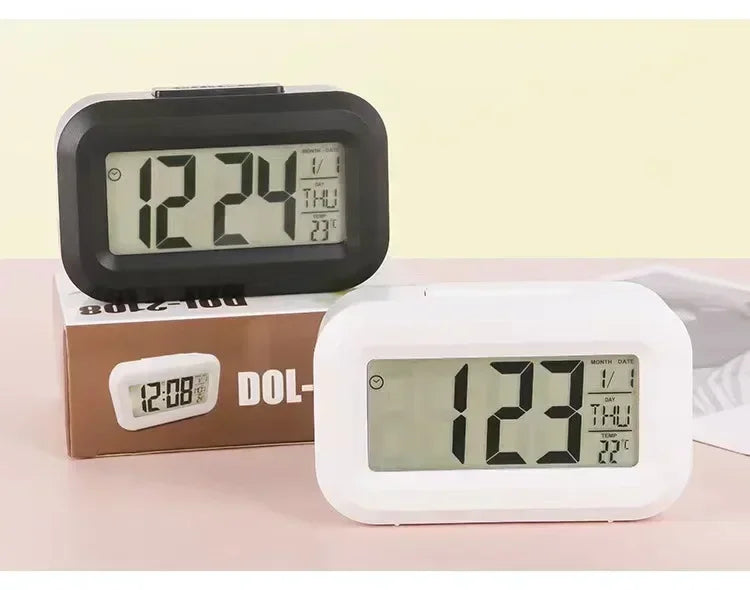 LED Alarmklok met Snooze en Temperatuurweergave voor Slaapkamer en Bureau