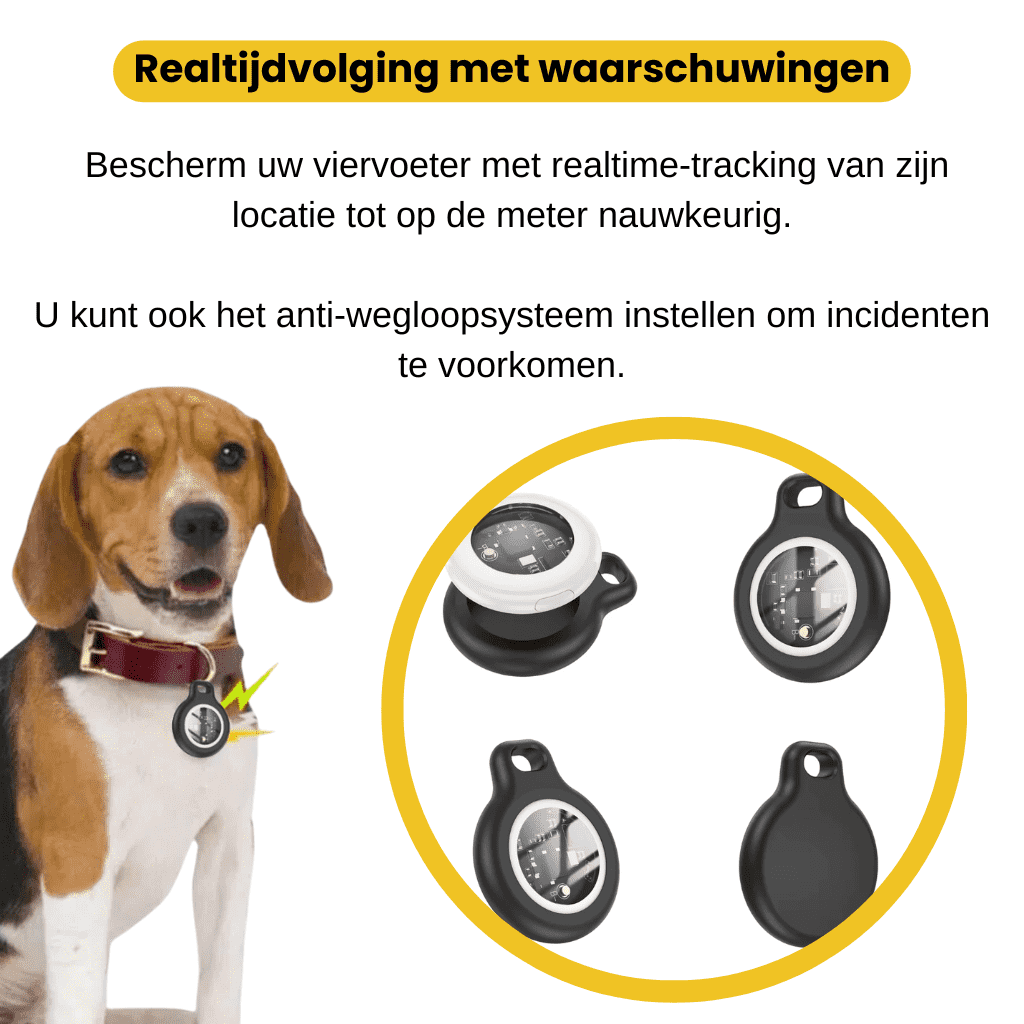 DogTrace™ – GPS Tracker Hond Zonder Abonnement met Realtime Locatie