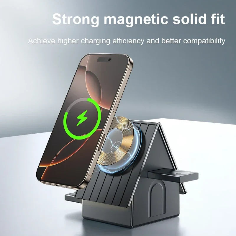 Draadloze Oplader 3-in-1 voor iPhone, AirPods en Apple Watch