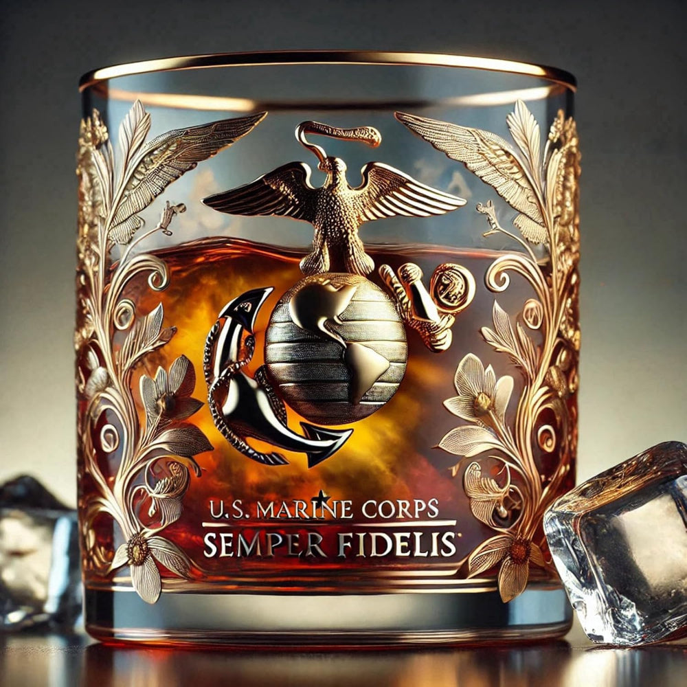 Gegraveerd Drinkglas Veteran Eerbetoon Geschenk