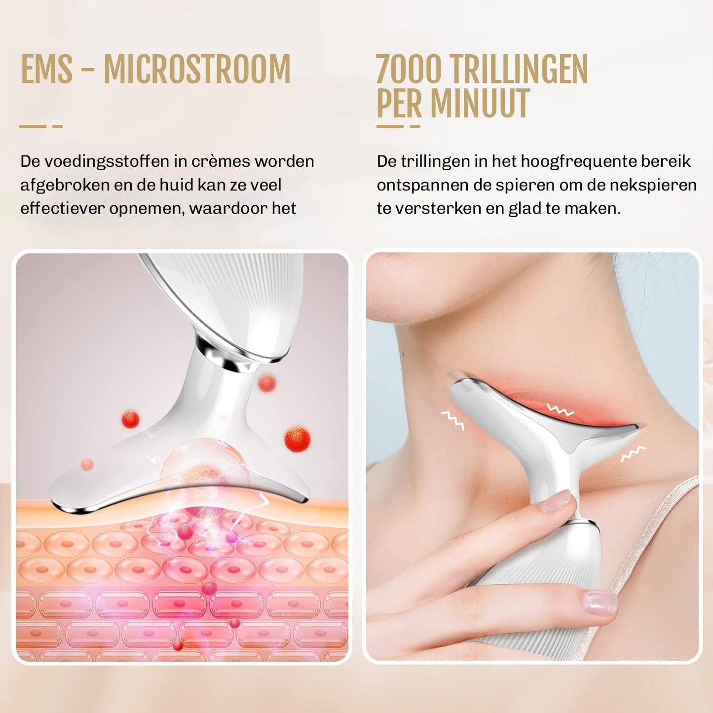 Faceliftapparaat 7-in-1 Anti-Rimpel Huidverzorging met EMS