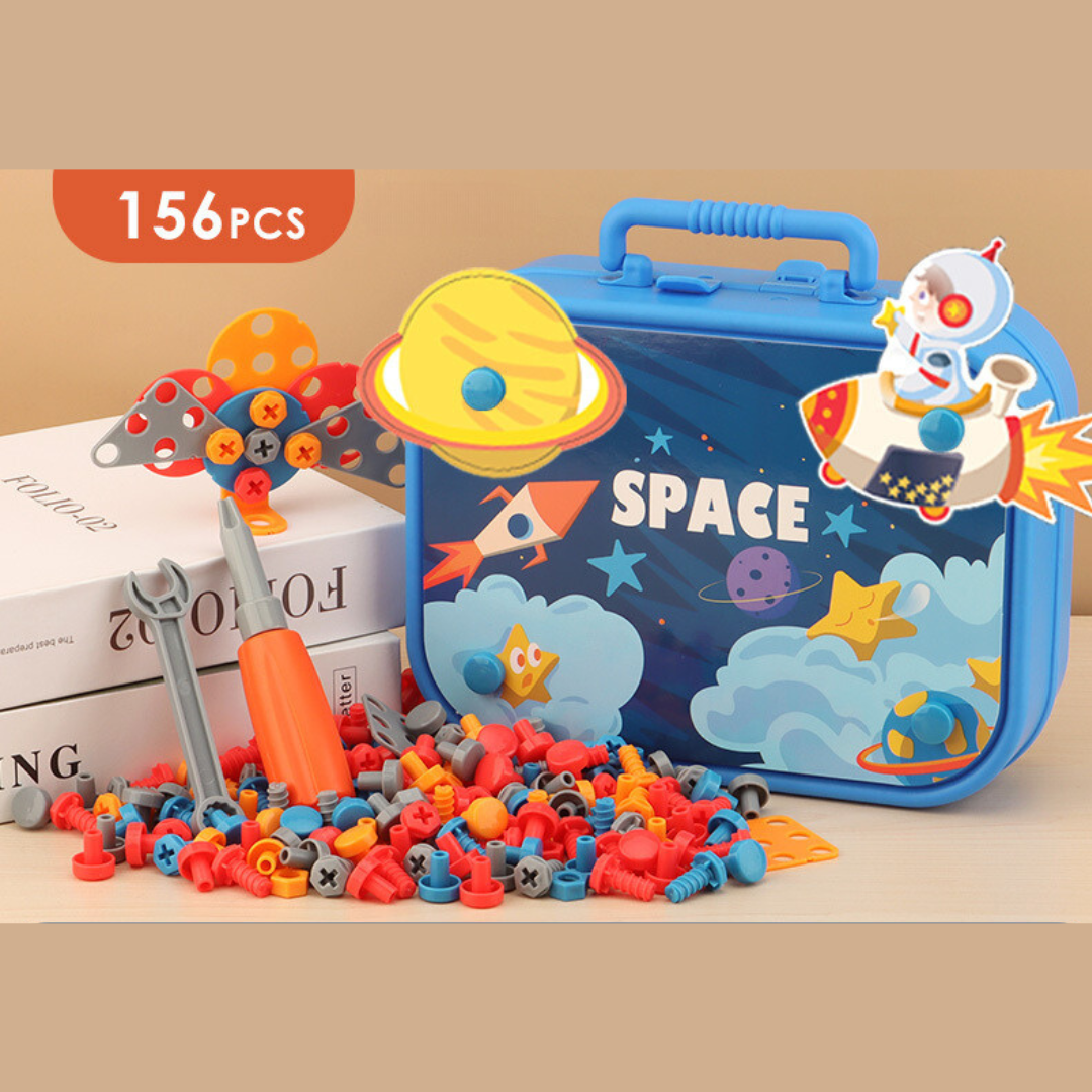 Kinder Gereedschapskist 3D Montessori Speelgoed