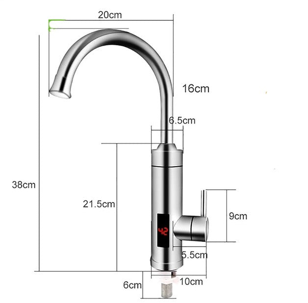 Elektrische Keukenkraan Met Warm Water Functie