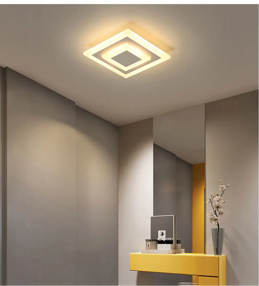 LED Plafondlamp Modern Geometrisch Design Dimbaar