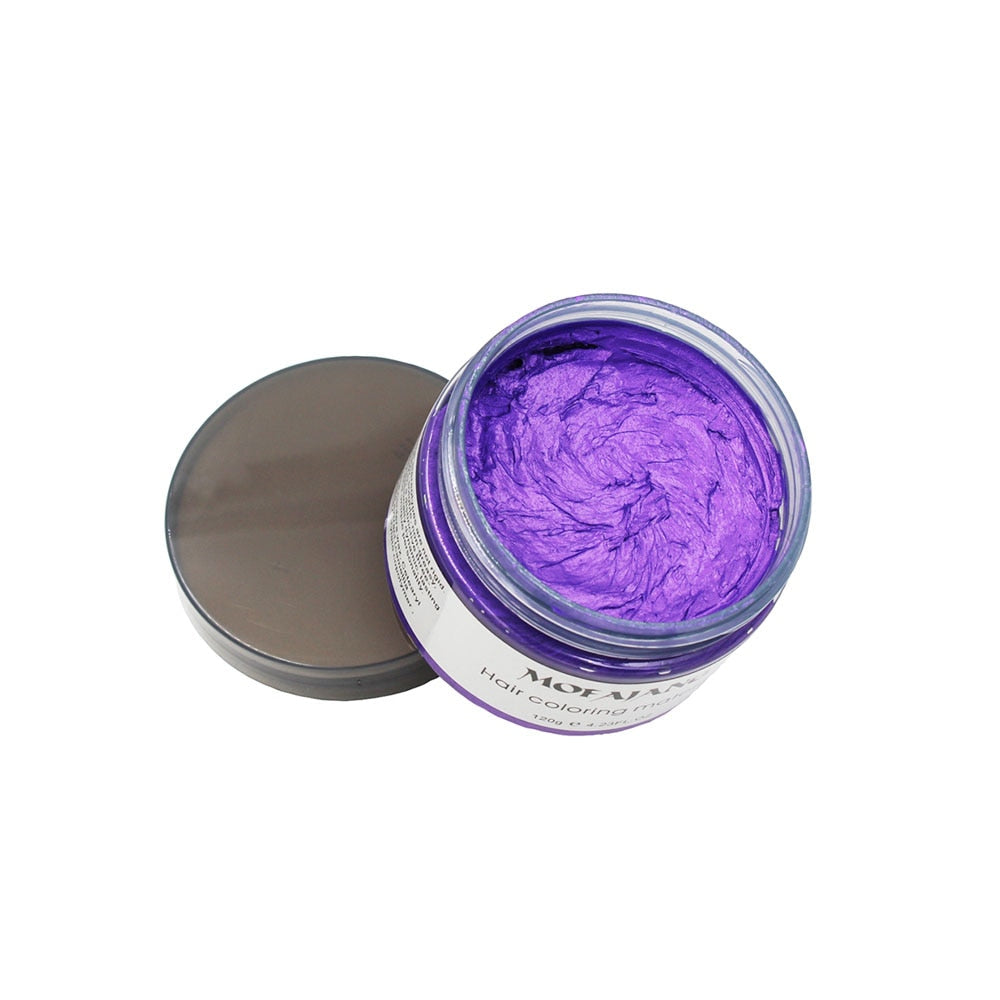 Haarkleur Wax Unisex Wateroplosbaar met Natuurlijke Extracten