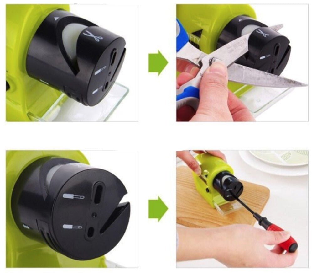 Elektrische Messenslijper SharpEdge Pro Snel en Eenvoudig