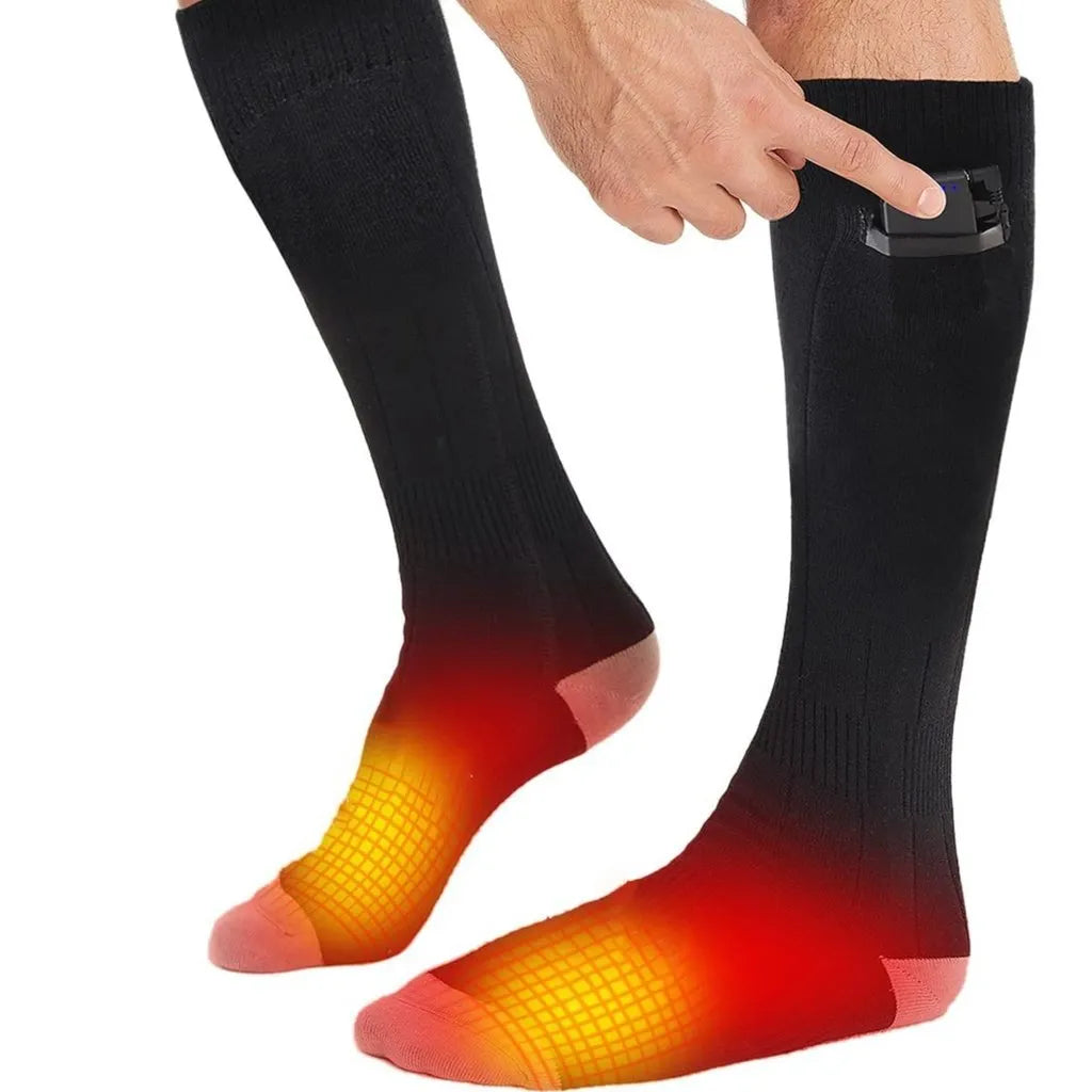HeatedSocksPro – Verwarmde sokken met oplaadbare batterij | 3 warmtestanden, thermische laag en 8 uur warmte 4