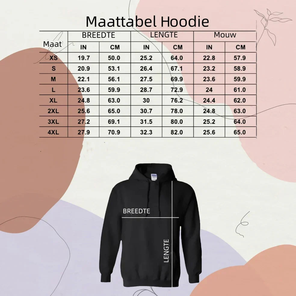 Geborduurde Sweatshirt Persoonlijk Portret Familie Koppels Hoodie