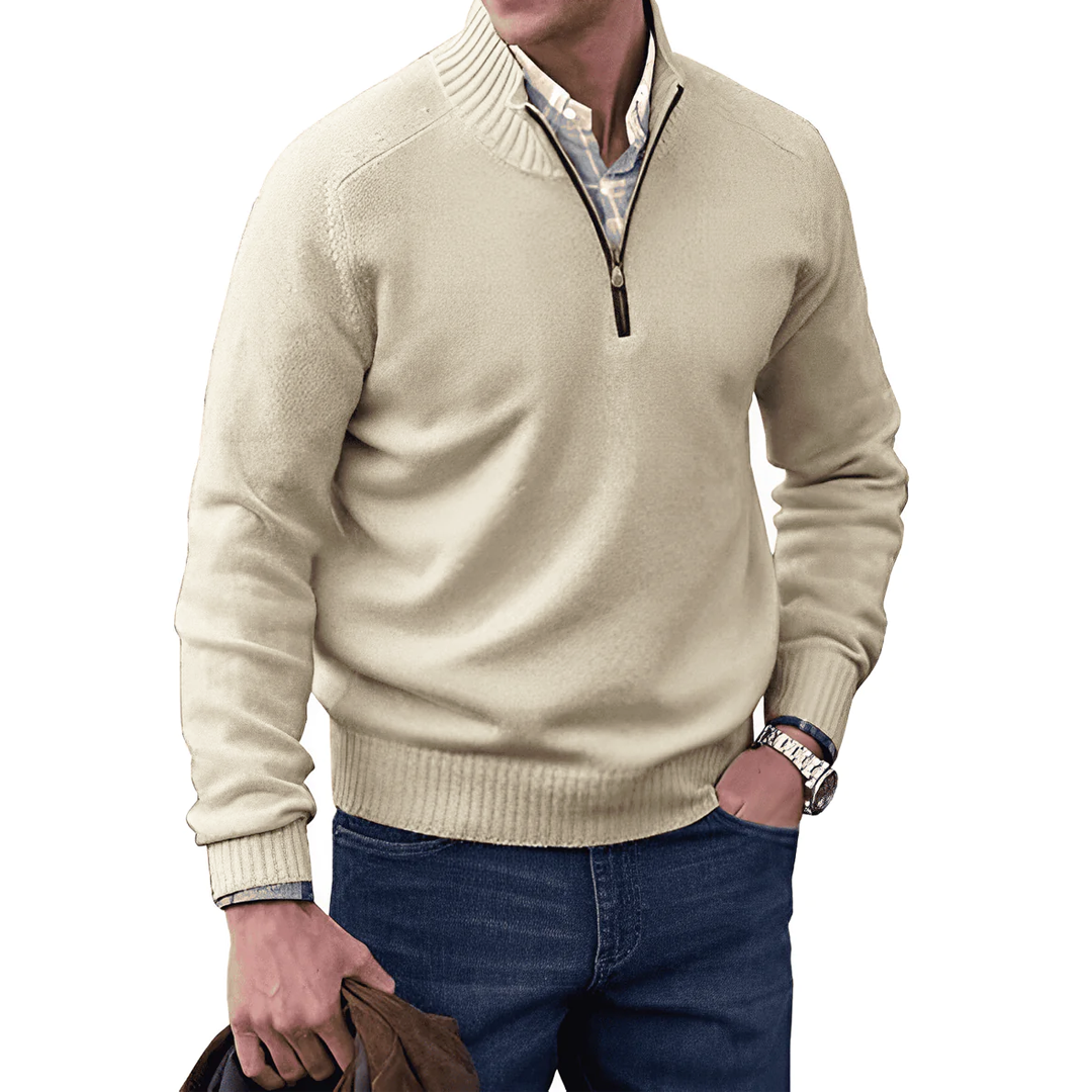 Dames Trui Rits Elegante Slim Fit - Velinix