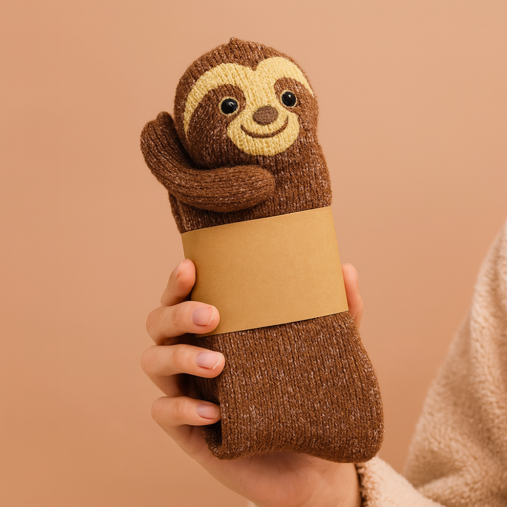 Dierensokken Unisex Warm Antislip 3D Design
