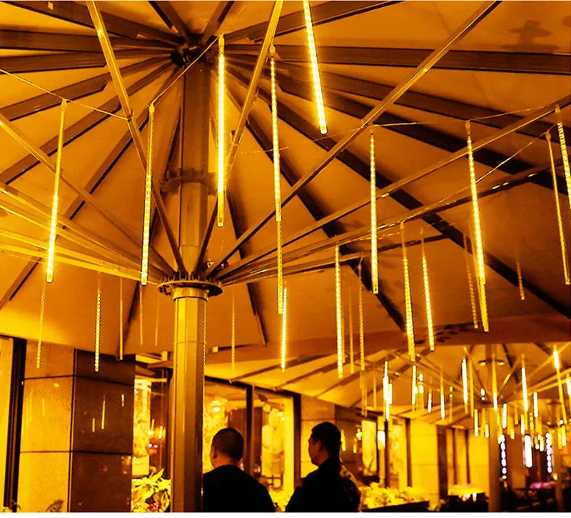 LED Meteorenregen Verlichting Buitendecoratie Waterdicht 8 Buizen