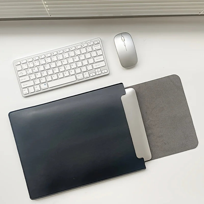Waterdichte Laptop Sleeve 12-16 inch PU Leer Beschermhoes