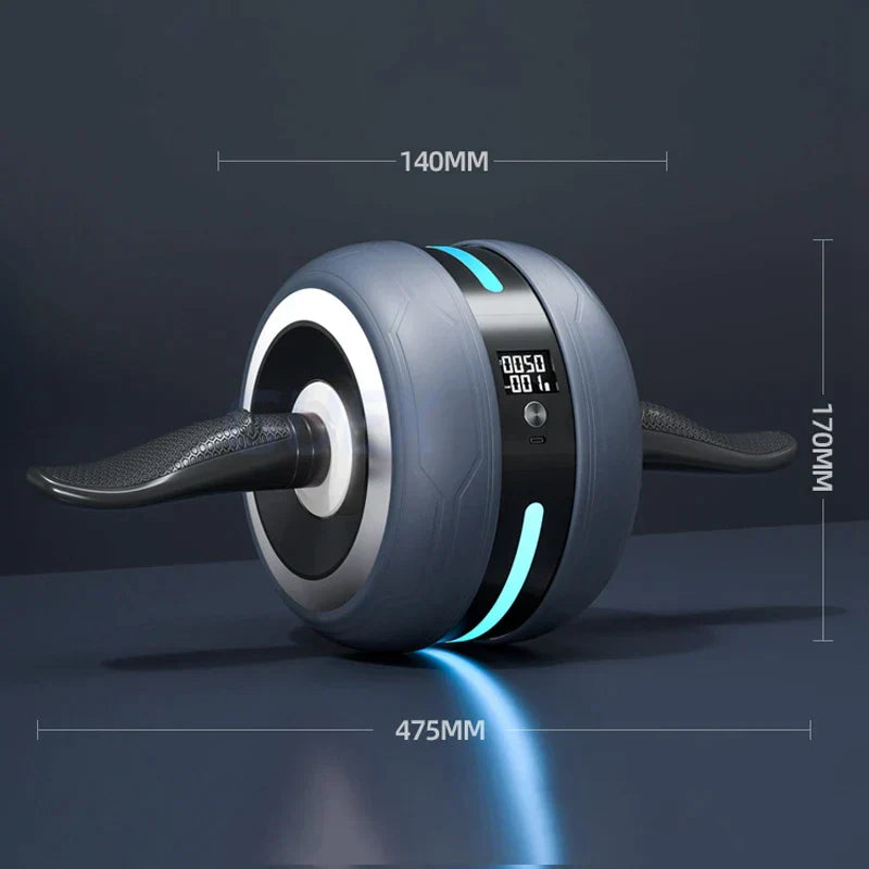 Buikspierwiel met Automatische Rebound en Slimme Telling