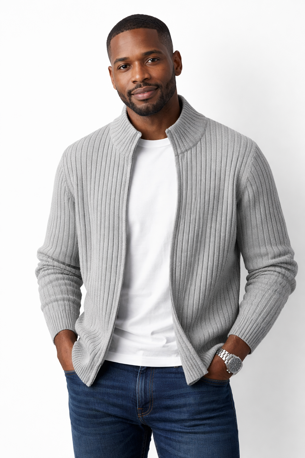 Herenweste Slim Fit Stretch Lichtgewicht Polyester