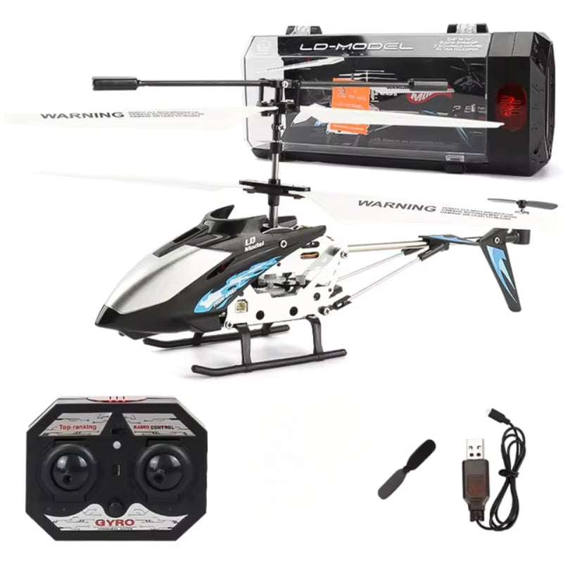Mini RC Helikopter met Gyro Stabilisatie en 3-Kanaals Besturing
