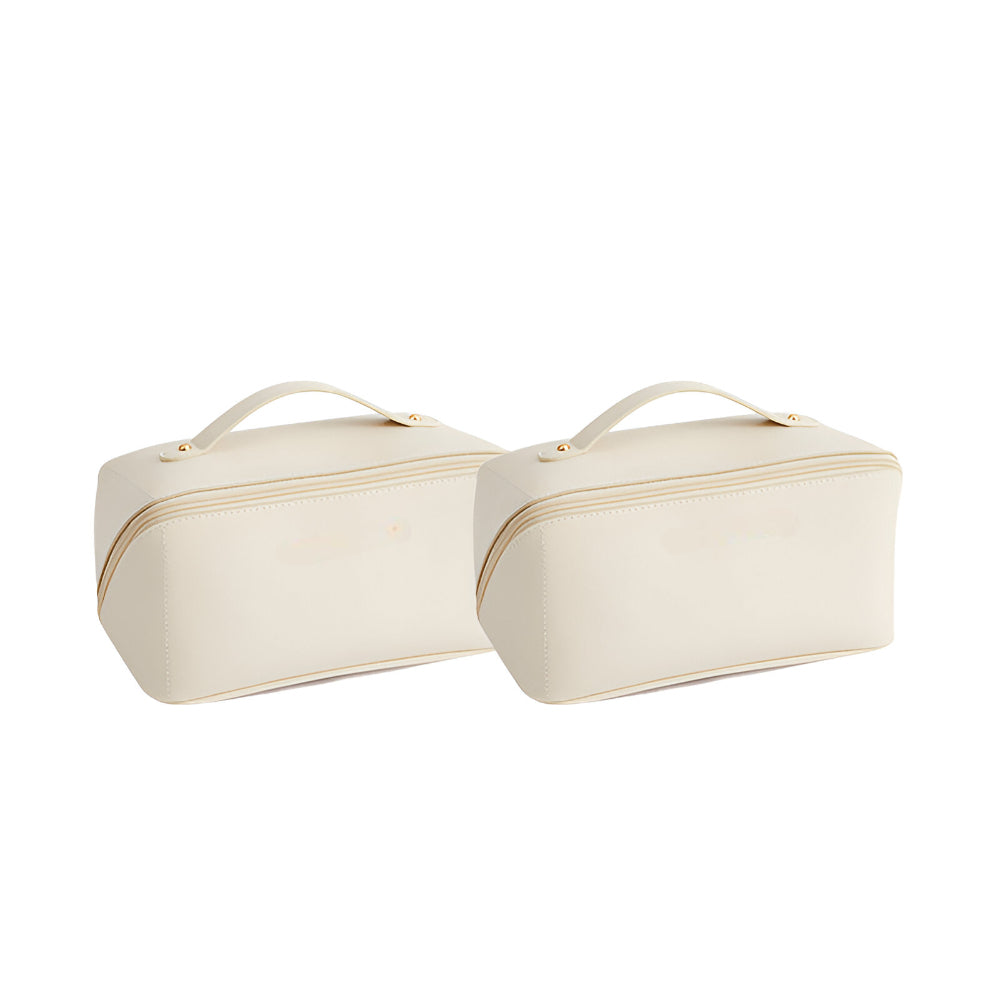 Makeup Tas Reisgrootte Grote Opbergtas PU Leer