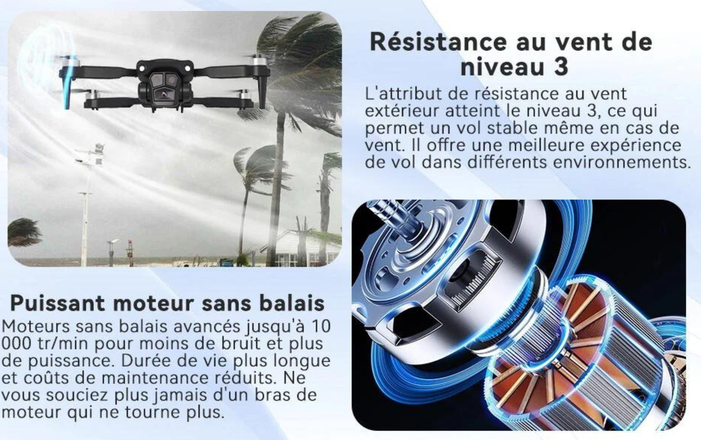 Marcherelle™ | Draagbare drone met dubbele camera – intelligente stabilisatie en live video 8