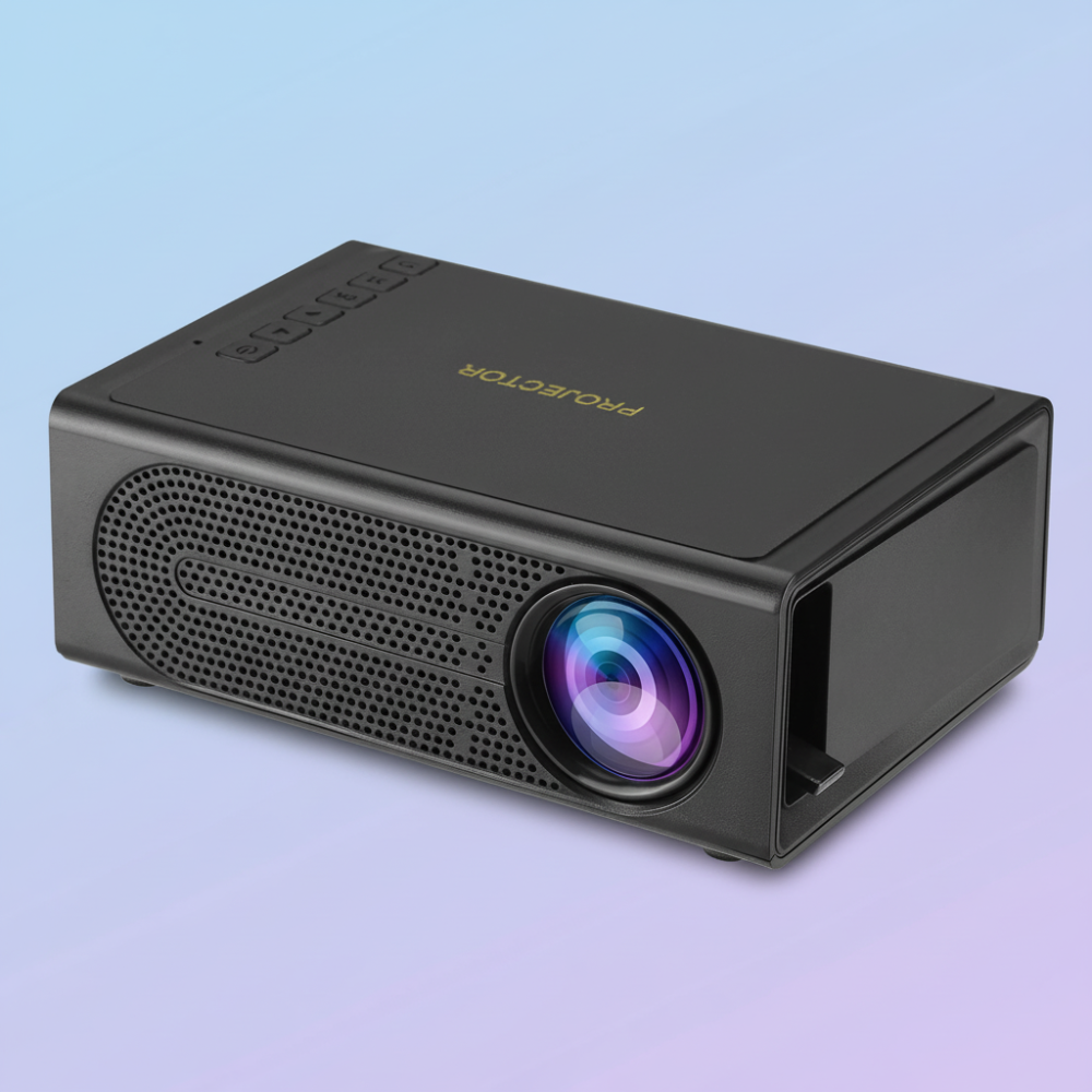 Draagbare Mini Projector 3000 Lumen voor Thuisbioscoop Binnen en Buiten