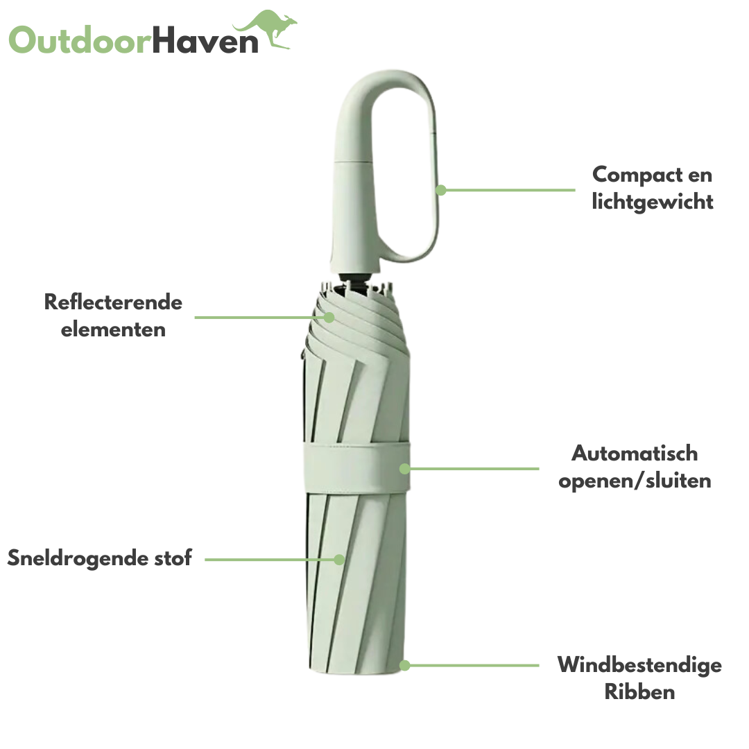 Automatische Paraplu Windbestendig met Reflectie