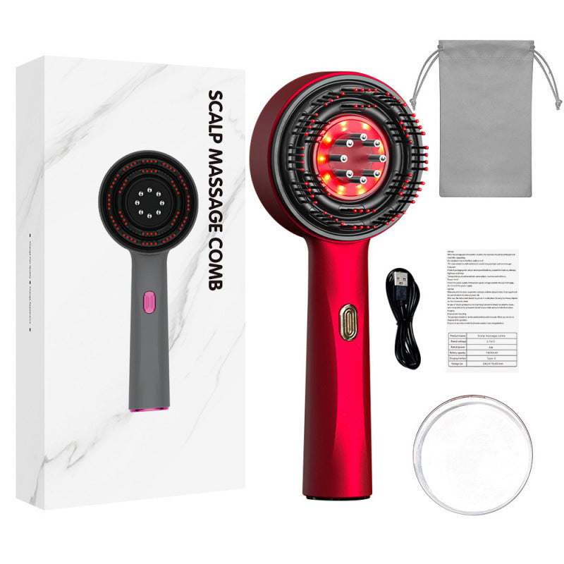 Haarmassager met Roodlichttherapie voor Gezonde Haargroei