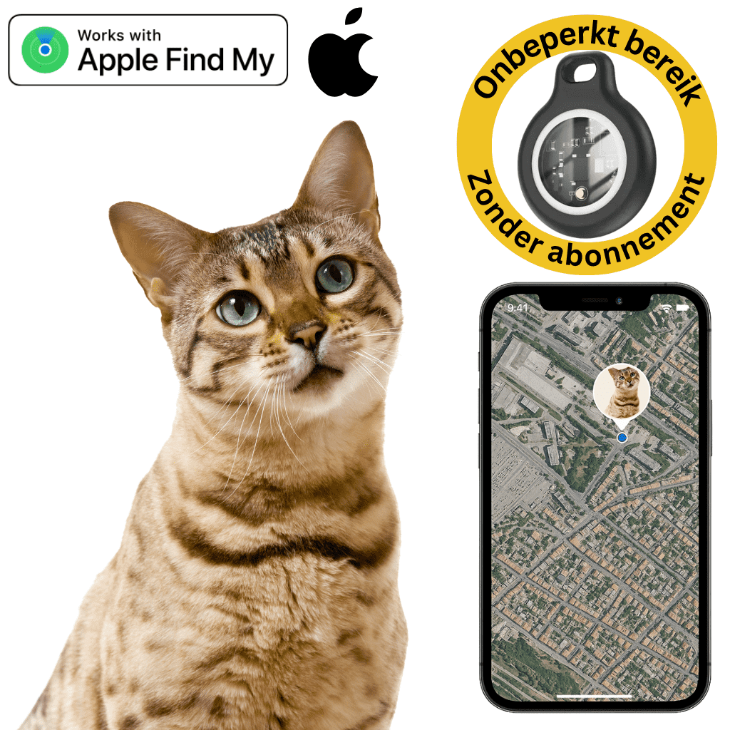 PawTrace™ – GPS Tracker Kat Zonder Abonnement & Realtime Locatie